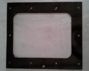 Discharger reinforcing latera